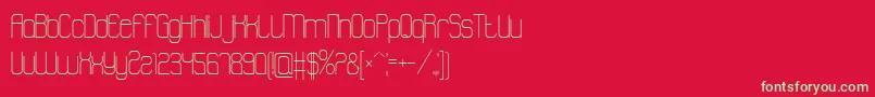Шрифт Atthewindowpro – зелёные шрифты на красном фоне