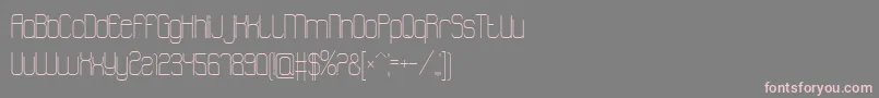 Atthewindowpro-fontti – vaaleanpunaiset fontit harmaalla taustalla
