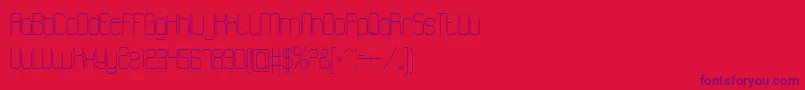 Шрифт Atthewindowpro – фиолетовые шрифты на красном фоне