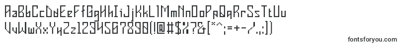VInsiderDeinterlaced-fontti – Ilman serifejä olevat fontit