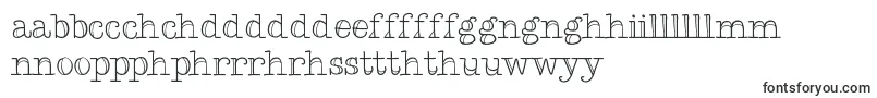 Шрифт Typemetwo – валлийские шрифты