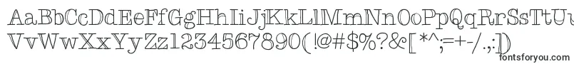 Typemetwo-fontti – Tekstitysfontit