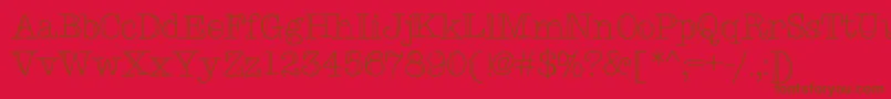 Más sobre la fuente Typemetwo fuente Typemetwo – Fuentes Marrones Sobre Fondo Rojo
