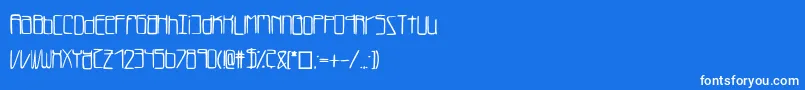fuente Lukefont – Fuentes Blancas Sobre Fondo Azul