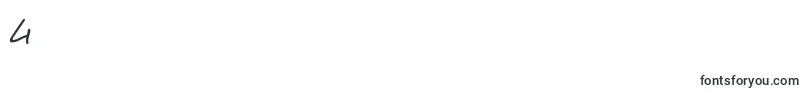 BnFontboy-Schriftart – Schriften für die Ziffer 4