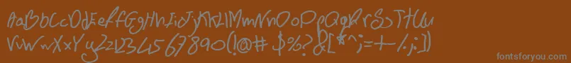Подробнее о шрифте BnFontboy Шрифт BnFontboy – серые шрифты на коричневом фоне