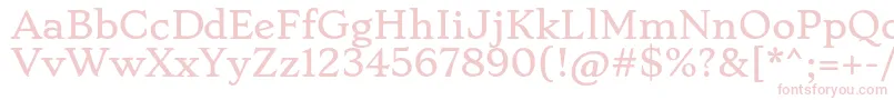 StokeRegular Font – Pink Fonts on White Background
