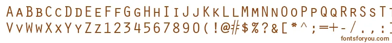 ScribeSsiSmallCaps Font – Brown Fonts on White Background