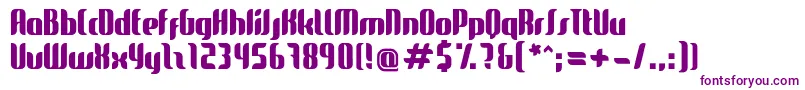 GlideSketchSolid Font – Purple Fonts on White Background