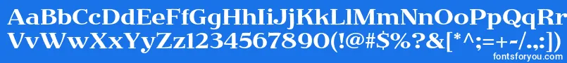 More about JimbostdRegular Font JimbostdRegular Font – White Fonts on Blue Background