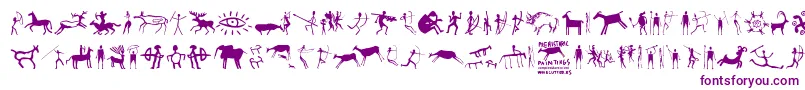 PrehistoricPaintings Font – Purple Fonts