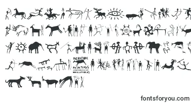  PrehistoricPaintings font