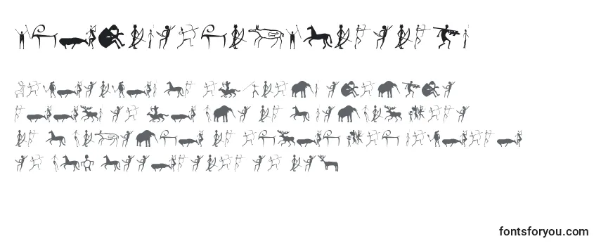 Шрифт PrehistoricPaintings
