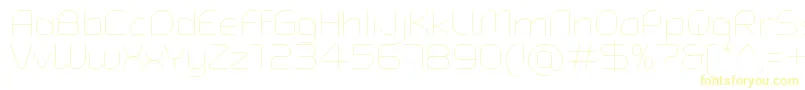 TypoAngularRoundedThinDemo Font – Yellow Fonts