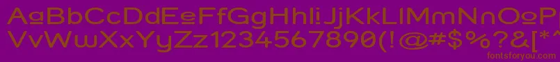 Шрифт Struprx – коричневые шрифты на фиолетовом фоне
