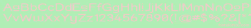 Struprx Font – Pink Fonts on Green Background