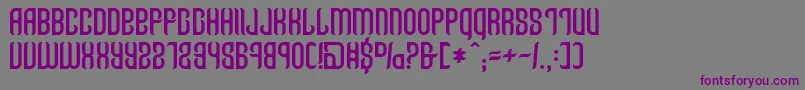 Talisman Font – Purple Fonts on Gray Background