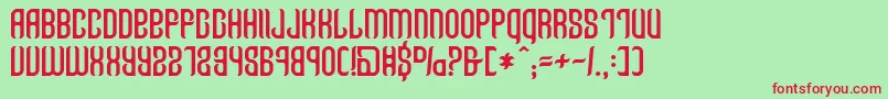 Talisman Font – Red Fonts on Green Background