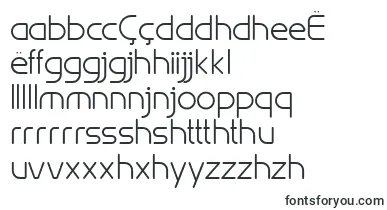 BrionLight font – nyanja Fonts