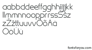 BrionLight font – estonian Fonts