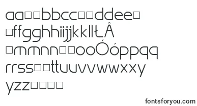 BrionLight font – polish Fonts