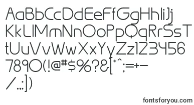BrionLight font – Fonts For Signage