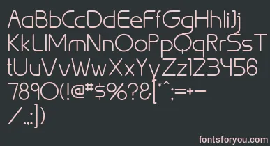 BrionLight font – Pink Fonts On Black Background