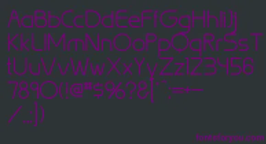BrionLight font – Purple Fonts On Black Background