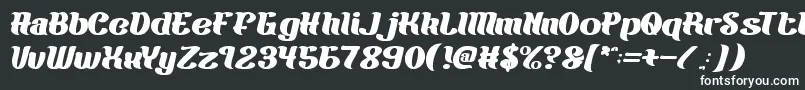 BigBurger-fontti – valkoiset fontit