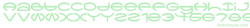 Ctype Font – Green Fonts on White Background