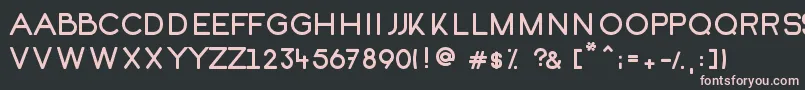 Kofi Font – Pink Fonts on Black Background