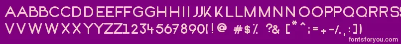 Kofi Font – Pink Fonts on Purple Background
