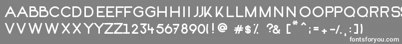 フォントKofi – 灰色の背景に白い文字