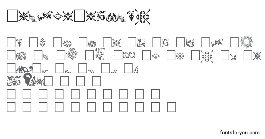 characters of feliperegular font, letter of feliperegular font, alphabet of  feliperegular font