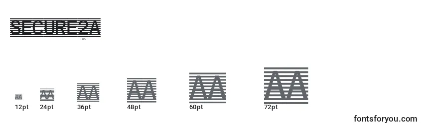 sizes of secure2a font, secure2a sizes