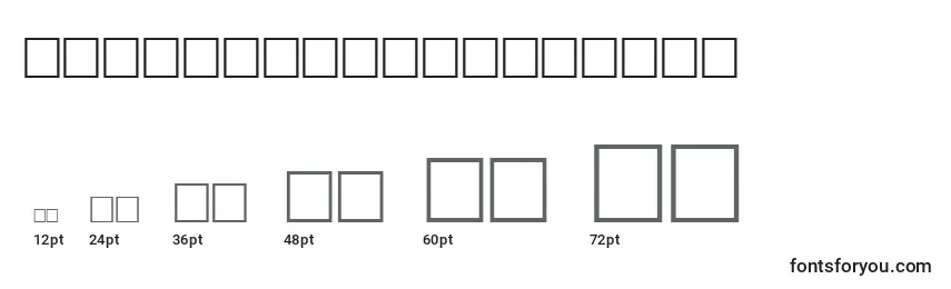 sizes of gallantitalregular font, gallantitalregular sizes