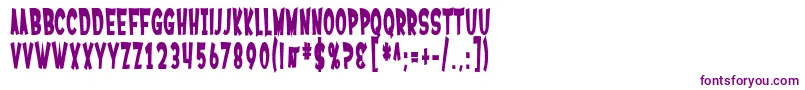 SfFerretopiaBold Font – Purple Fonts on White Background