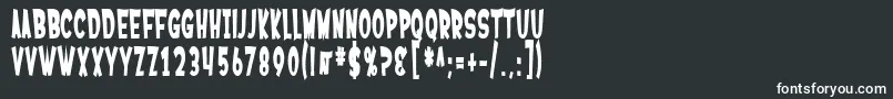 Шрифт SfFerretopiaBold – белые шрифты