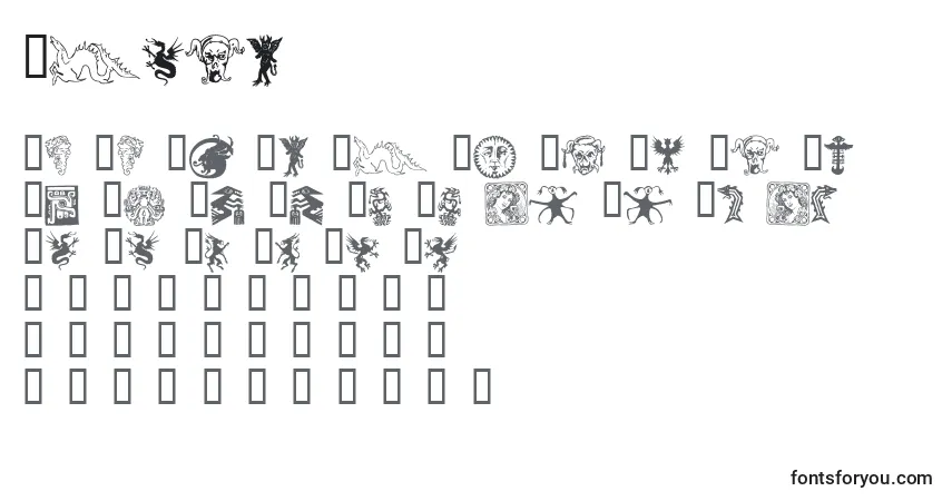 Czcionka Devid – alfabet, cyfry, specjalne znaki
