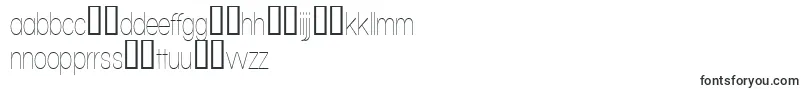 フォントWalkwayCondensed – エスペラントフォント