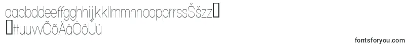 フォントWalkwayCondensed – エストニアのフォント