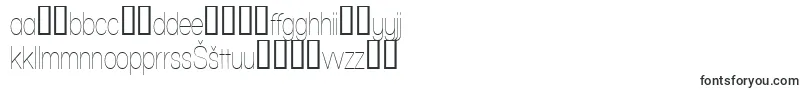 Czcionka WalkwayCondensed – litewskie czcionki