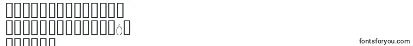 fuente WalkwayCondensed – fuentes birmanas
