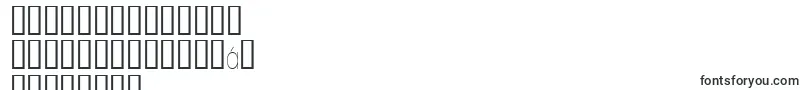 フォントWalkwayCondensed – カンボジア文字