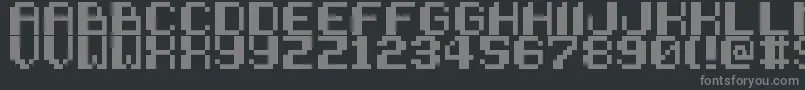 fuente SneakAttack – Fuentes Grises Sobre Fondo Negro