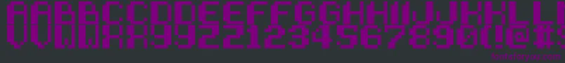SneakAttack Font – Purple Fonts on Black Background