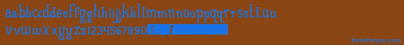 More about QuantumOfBali Font QuantumOfBali Font – Blue Fonts on Brown Background