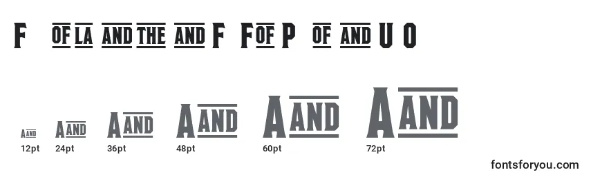 FieldsofcathayFreeForPersonalUseOnly Font Sizes