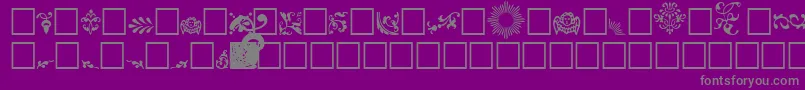 FelipeRegular Font – Gray Fonts on Purple Background