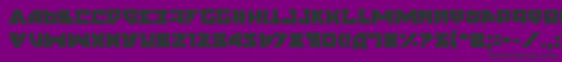 NyetExtraBold Font – Black Fonts on Purple Background